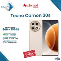 Tecno Camon 30s 8+8gb 256gb On Easy Installments (9 Months) with 1 Year Brand Warranty & PTA Approved by SALAMTEC & BEST PRICES