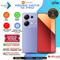 Xiaomi Redmi Note 13 Pro 8gb,256gb On Easy Installments (Upto 9 Months) with 1 Year Brand Warranty & PTA Approved with Giveaways by SALAMTEC & BEST PRICES