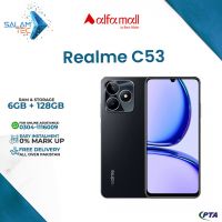 Realme C53 6GB RAM 128GB Storage On Easy Installments (12 Months) with 1 Year Brand Warranty & PTA Approved With Free Gift by SALAMTEC & BEST PRICES
