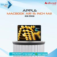 Apple Macbook Air 15 Inch M3 (8 GB RAM | 256 GB Hard Drive) | Macbook on Installment at SalamTec | FREE Delivery Across Pakistan