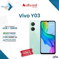 Vivo Y03 4GB RAM 128GB Storage On Easy Installments with 1 Year Brand Warranty & PTA Approved & BEST PRICES BY SALAMTEC & EXCLUSIVE 