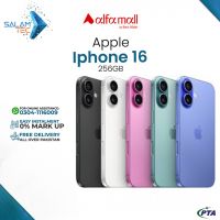 Iphone 16 256GB Storage On Easy Installments (Upto 12 Months) with 1 Year Brand Warranty & PTA Approved by SALAMTEC & BEST PRICES