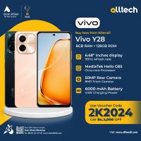 Vivo Y28 8GB-128GB | 1 Year Warranty | PTA Approved | Monthly Installments By ALLTECH Upto 12 Months