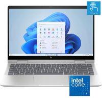 HP ENVY x360 2-in-1 14-ES1023DX Laptop | Intel® Core™ 7 processor 150U 16GB 512GB SSD Backlit KB Fingerprint Reader 14" FHD Touchscreen Windows 11 | Natural Silver NEW (International Warranty) - (Installment)