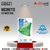 Nicorette Gum Icy White 2mg 105Pcs l ESAJEE'S