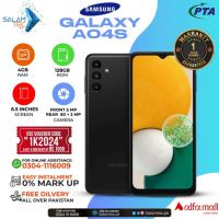 Samsung A04s 4Gb,128Gb On Easy Installments (12 Months) with 1 Year Brand Warranty & PTA Approved With Free Gift by SALAMTEC & BEST PRICES