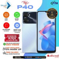 Itel P40 4GB 64Gb on Easy installment with Official Warranty and Same Day Delivery In Karachi Only  - SALAMTEC BEST PRICESS