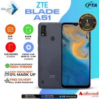 ZTE Blade A51 2gb 64gb on Easy installment with Official Warranty and Same Day Delivery In Karachi Only SALAMTEC BEST PRICES