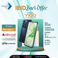 Vivo Y100 8gb 256gb On Easy Installments (12 Months) with 1 Year Brand Warranty & PTA Approved With Free Gift by SALAMTEC & BEST PRICES