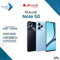 Realme Note 50 4GB RAM 64GB Storage On Easy Installments (12 Months) with 1 Year Brand Warranty & PTA Approved With Free Gift by SALAMTEC & BEST PRICES