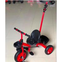 Tricycle Stroller 3 Wheel Pedal Bike Red Handle