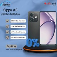 Oppo A3 6-128Gb Official Pta Approved 1Year Warranty_On Instalment_By Microtel Trading