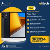 POCO Pad 8GB-256GB | 1 Year Warranty | PTA Approved | Monthly Installments By ALLTECH Upto 12 Months