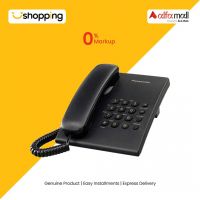 Panasonic Corded Landline Telephone Black (KX-TS500MX) - On Installments - ISPK-0106