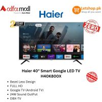 Haier 40 Inches Android LED 40K800X | On Installments | With Free Delivery