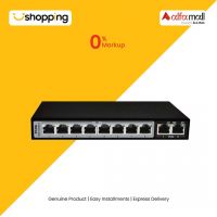 D-Link 10-Port 10/100 Long Range PoE+ Surveillance Switch (DES-F1010P-E) - On Installments - ISPK-0189