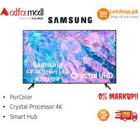 Samsung 43CU7000 4K Crystal UHD Smart TV | On Installments