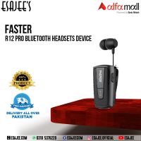 FASTER R12 PRO BLUETOOTH HEADSETS DEVICE| Available On Installment | ESAJEE'S