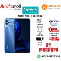 Sparx Neo 7pro 4GB 64GB-PTA Approved | On Installment