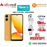 Sparx Neo 7 Ultra 6GB 128GB - PTA Approved | On Installment