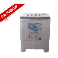 Homage Eco Wash Series 11 Kg Semi Automatic HW-49112SAG Washing Machine Glass Door Golden Color Free Shipping On Installment  