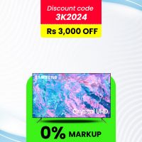 Samsung 43CU7000 43 Inch Crystal UHD 4K Smart TV With Official Warranty Upto 12 Months Installment At 0% markup