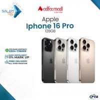 Iphone 16 Pro 128GB Storage On Easy Installments (Upto 12 Months) with 1 Year Brand Warranty & PTA Approved by SALAMTEC & BEST PRICES