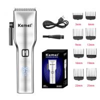 Kemei Multifunction Usb Charging Low Noise Personal Fast Cutting Kemei Km-6050 New Design Digital Display Hair Clipper