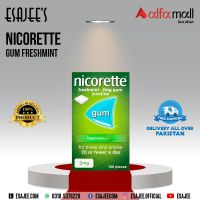 Nicorette Gum Freshmint 2mg 105Pcs l ESAJEE'S