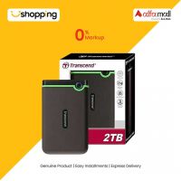Transcend StoreJet Portable 2TB External HDD (25M3) - On Installments - ISPK-0153