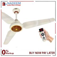 Khurshid Fan Unicorn 50watts AC Ceiling Fan Inverter Hybrid - Remote Control Copper Winding 56 Inches