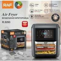 RAF Air Fryer 12L, 1700W R.5293 Black On Installment (Upto 12 Months) By HomeCart With Free Delivery & Free Surprise Gift & Best Prices in Pakistan