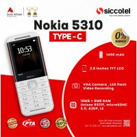 Nokia 5310 | 1 Year Warranty | PTA Approved | Monthly Installment By Siccotel Upto 12 Months