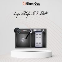Glam Gas Built-In Sink Life Style-57 Box BK for Your Kitchen | Stylish & Multifunctional