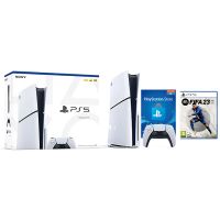 Sony PlayStation 5 Slim Disc Edition & Playstation Network Gift Card ($10, Email Delivery) With FIFA 23 Game by Teleamrt."