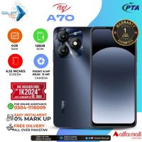 Itel A70 4GB 128Gb on Easy installment with Official Warranty and Same Day Delivery In Karachi Only  - SALAMTEC BEST PRICESS