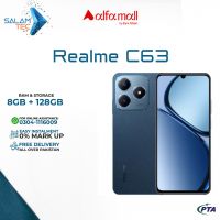 Realme C63 (8GB RAM | 128GB Storage) On Easy Installments (Upto 12 Months) with 1 Year Brand Warranty & PTA Approved by SALAMTEC & BEST PRICES