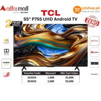 TCL 55 Inches UHD Smart Android TV 55P755 | On Installments | With Free Delivery 