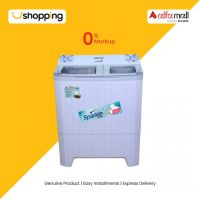 Homage Semi-Automatic Twin Tub Glass Washing Machine 11Kg Blue Flower (HWM-49112) - On Installments - ISPK-0191