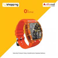 Green Lion Carlos Santos Smart Watch-Orange - On Installments - ISPK-0156