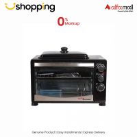 Gaba National Electric Oven With Hot Plate 38Ltr Black (GNO-1538) - On Installments - ISPK-0103