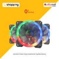Redragon GC-F008 Computer Case PC Cooling Fans Pack Of 3 - On Installments - ISPK-0145