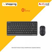 A4tech Combo Wireless Keyboard & Mouse Black (FG1112S) - On Installments - ISPK-0156