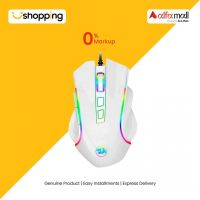 Redragon Griffin 7200 DPI RGB Wired Gaming Mouse - White (M607W) - On Installments - ISPK-0145
