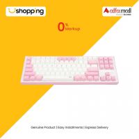 Redragon Wib Bes RGB Mechanical Gaming Keyboard - Pink & White (K611) - On Installments - ISPK-0145