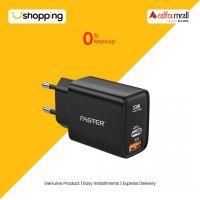 Faster Dual Port USB 22.5W Quick Charge 3.0 Fast Wall Charger (PD-33W) - On Installments - ISPK-0184