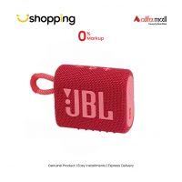 JBL GO 3 Waterproof Portable Bluetooth Speaker Red - On Installments - ISPK-0108