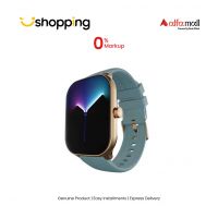 Ronin Smart Watch With Golden Dial (R-06)-Teal - On Installments - ISPK-0122