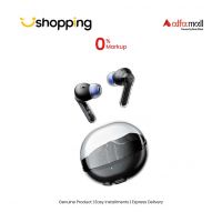 Soundpeats Crystal Clear Sound With Dual Dynamic Tech Earbuds - Black - On Installments - ISPK-0145