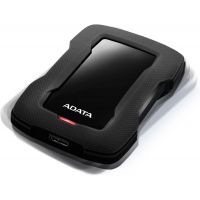 ADATA HD330 2TB AHD330-2TU31-CBK USB 3.1 Shock-Resistant Extra Slim External Hard Drive - Black (Installment)